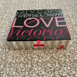 Victoria's Secret Rare Collectible “All I Want Is VS” Pink and Black Love Box